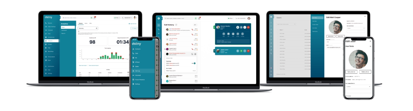 Dstny UCaaS mobile first